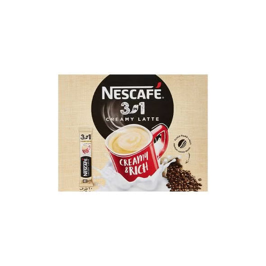 Nescafe 3-In-1 Creamy Latte Instant Coffee, 10x22.4g