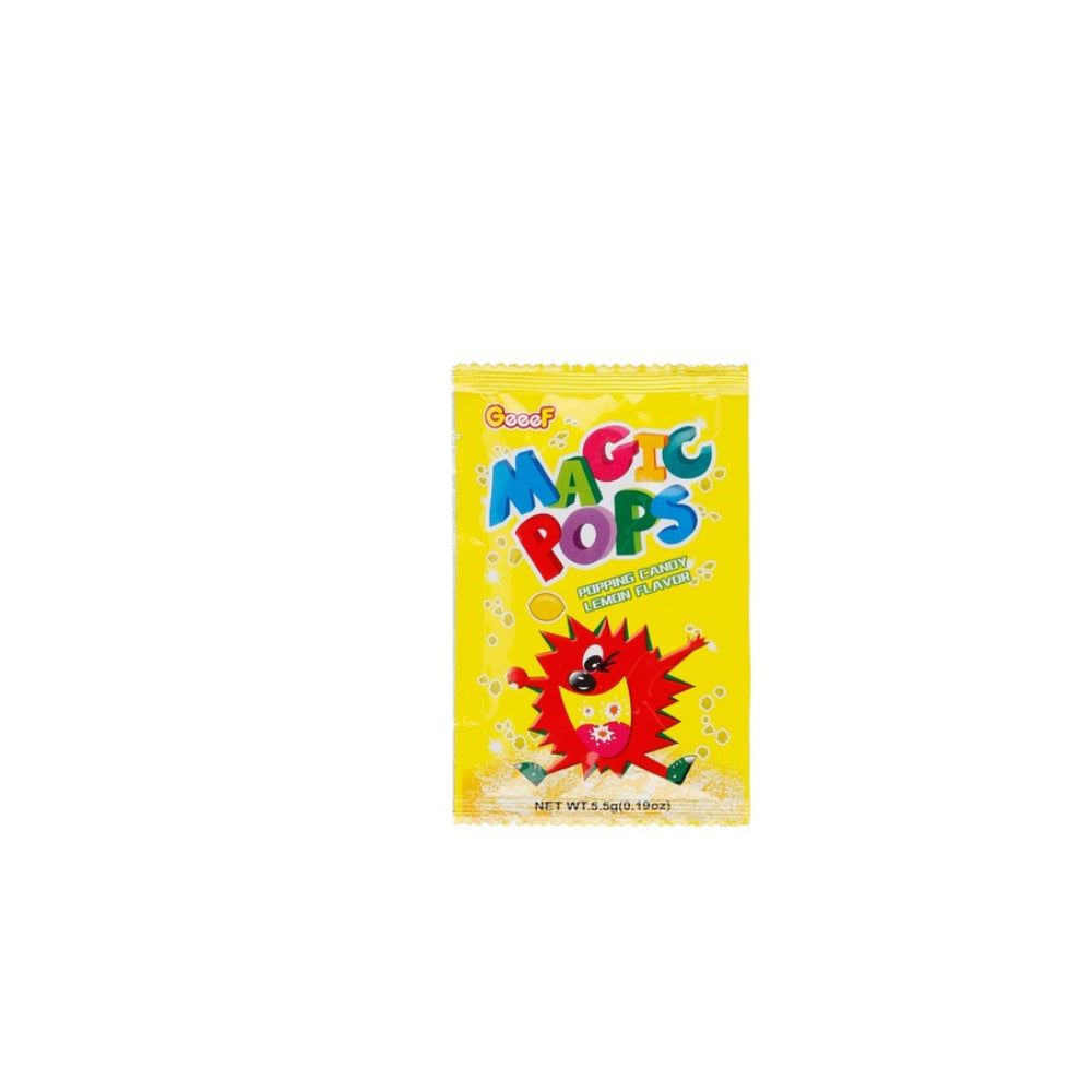 Magic Pops Buy Geeef Magic Pops Lemon Popping Candy 5.5g in Dubai, UAE from Applon ...