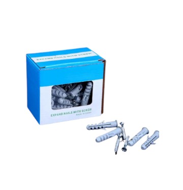 Expand Nails w/ Screw 6mm 50 Sets