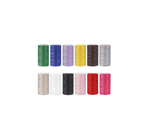Sewing Thread 500Y Assorted 12 Pieces