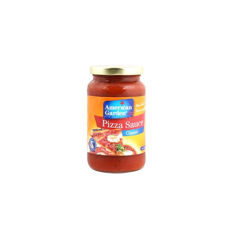 American Garden Pizza Sauce Classic Glass Jar, Gluten-Free, Dairy-Free, 397g