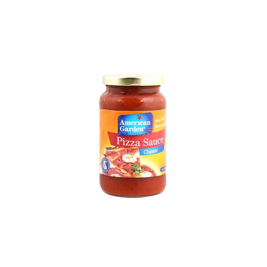 American Garden Pizza Sauce Classic Glass Jar, Gluten-Free, Dairy-Free, 397g