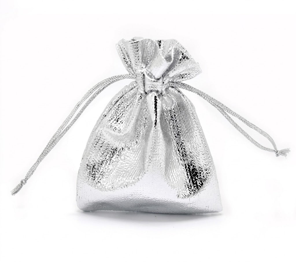 Gift pouch small silver 1pic