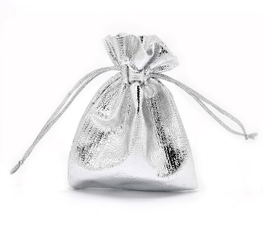 Gift pouch small silver 1pic