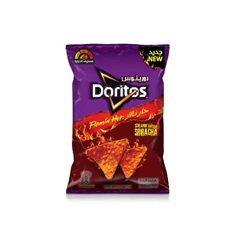 Doritos Flamin' Hot Sriracha Nachos, 195g