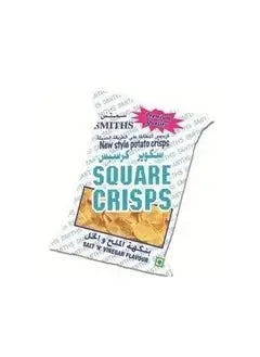 Smiths Salt & Vinegar Flavour Square Potato Crisps, 20g