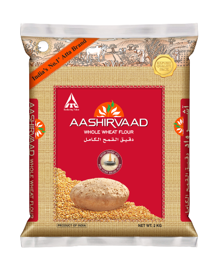 Aashirvaad Whole Wheat Atta, 2kg