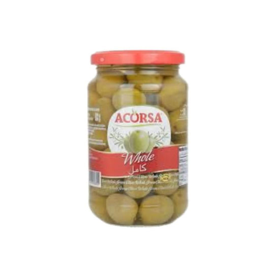 Acorsa Spanish Olives Green Plain, 12x200g