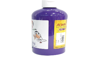 Acrylic jar 500ml color brand No. 28 purple color