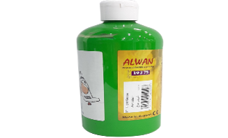 Acrylic jar 500ml color brand No. 37, light green color