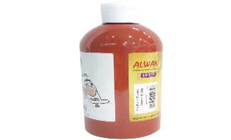 Acrylic jar brand colors 500 ml No. 214 brown color