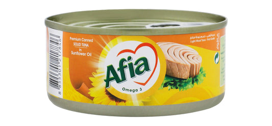 Afia Solid Tuna in Sunflower Oil, 160g