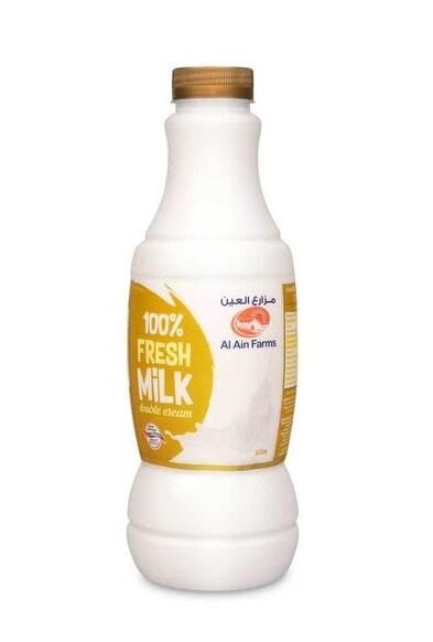 Al Ain Double Cream Milk, 1L