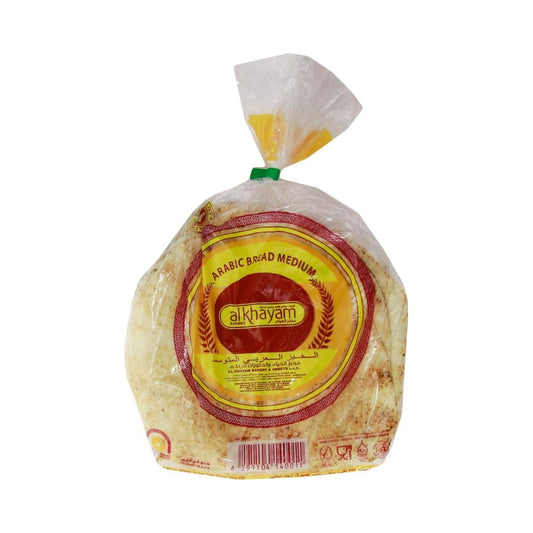 Al Khayam White Arabic Bread Medium, 4x50g