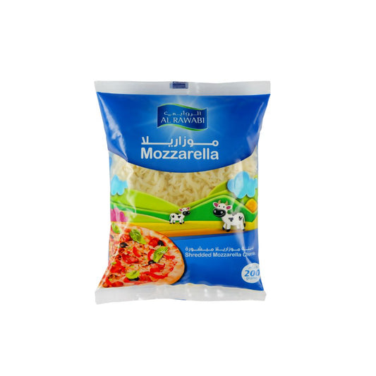 Al Rawabi Shredded Mozzarella Cheese, 200g