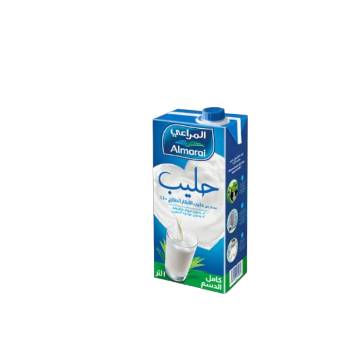 Almarai Milk Full Fat cow milk, 1L/whole milk / full cream milk