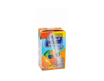 Almarai Uht Orange Mixfruit 100% Carton Juice, 140ml
