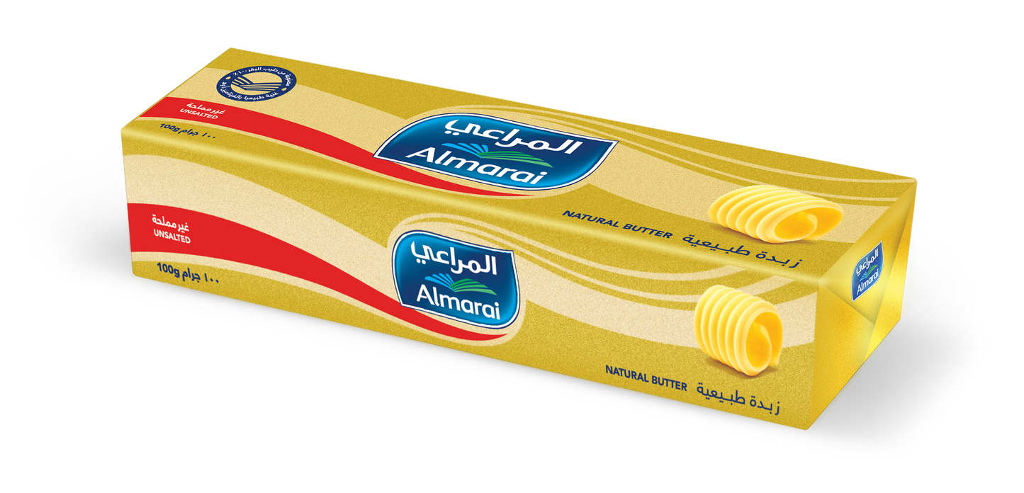 Almarai Natural Unsalted Butter, 100g