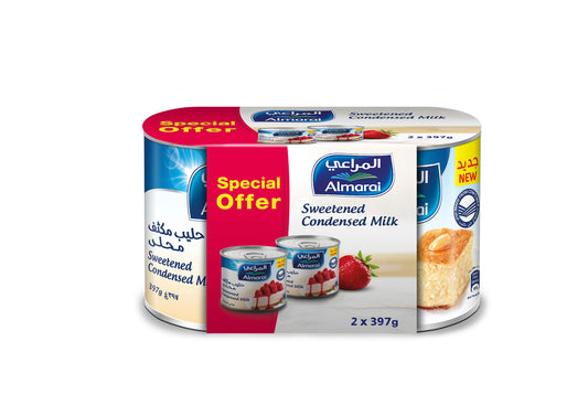 Almarai Sweetened Condensed Milk, 2x379g