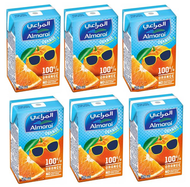 Almarai UHT Mixed Fruit Juice Tetra Pack, 6x140ml