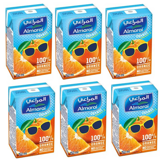 Almarai UHT Mixed Fruit Juice Tetra Pack, 6x140ml