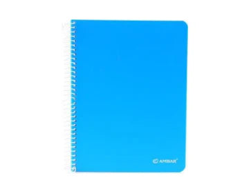 Ancor Spiral Notebook Blue Cover Hardcover A4 Lined