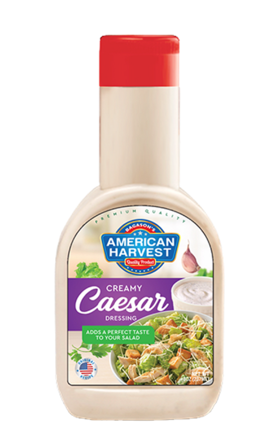 American Harvest Creamy Caesar Salad Dressing Sauce 236 ml