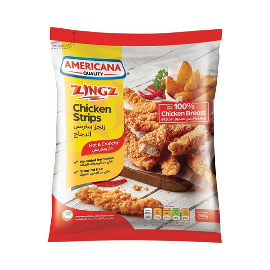 Americana Chicken Strips Hot, 750g