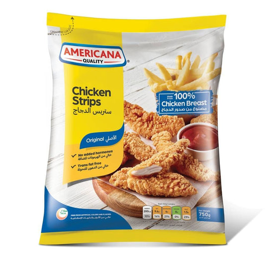 Americana Frozen Original Chicken Strips, 750g