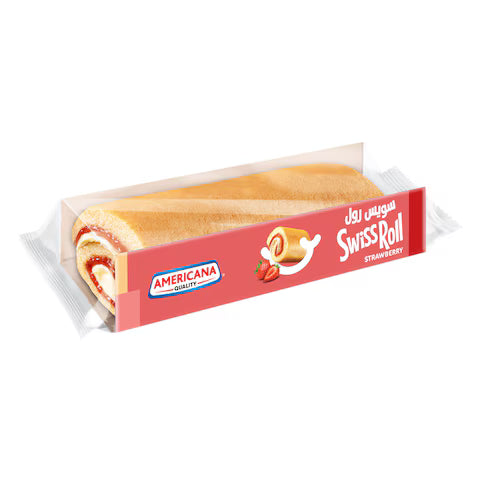 Americana Vanilla Jumbo Swiss Cake Roll, 110g
