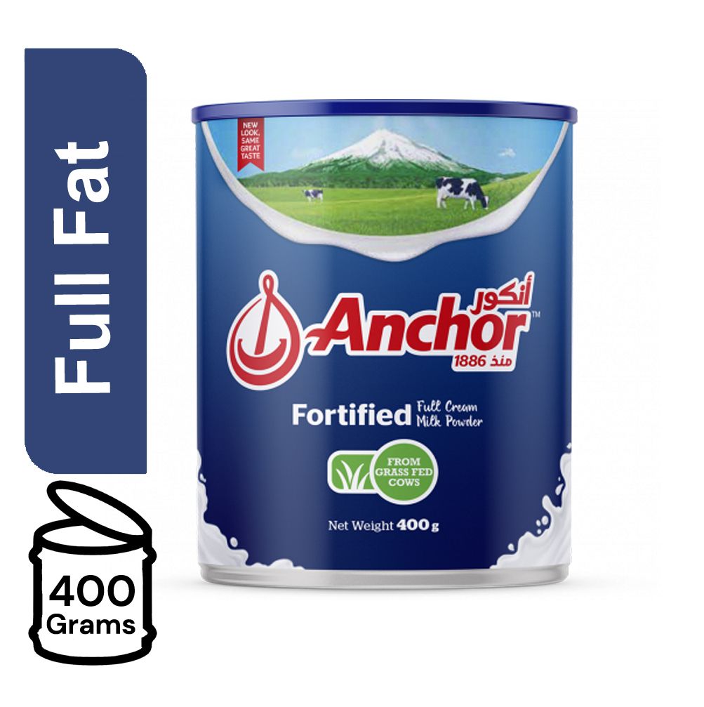 Anchor Fortified Full Cream Milk Powder, 400g