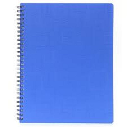 Ancor Spiral Notebook Blue Cover Hardcover A4 Lined