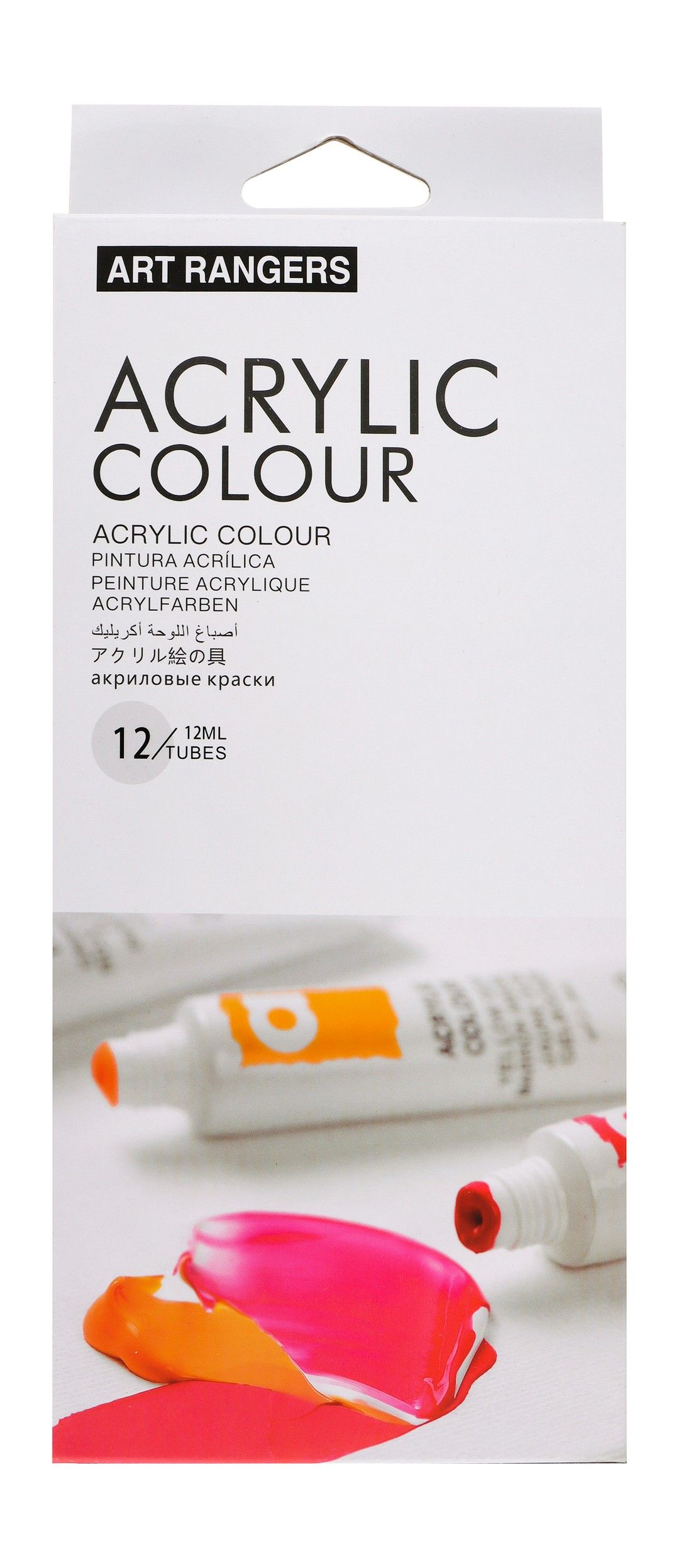 Art Rangers Assorted Acrylic Paints, 12 x 12ml