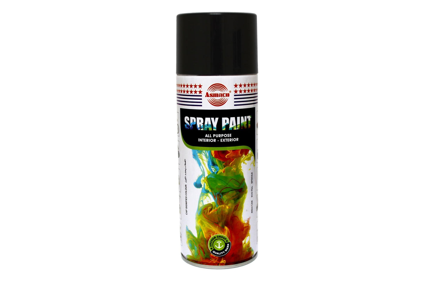 Asmaco Spray Paint Black 400 ml