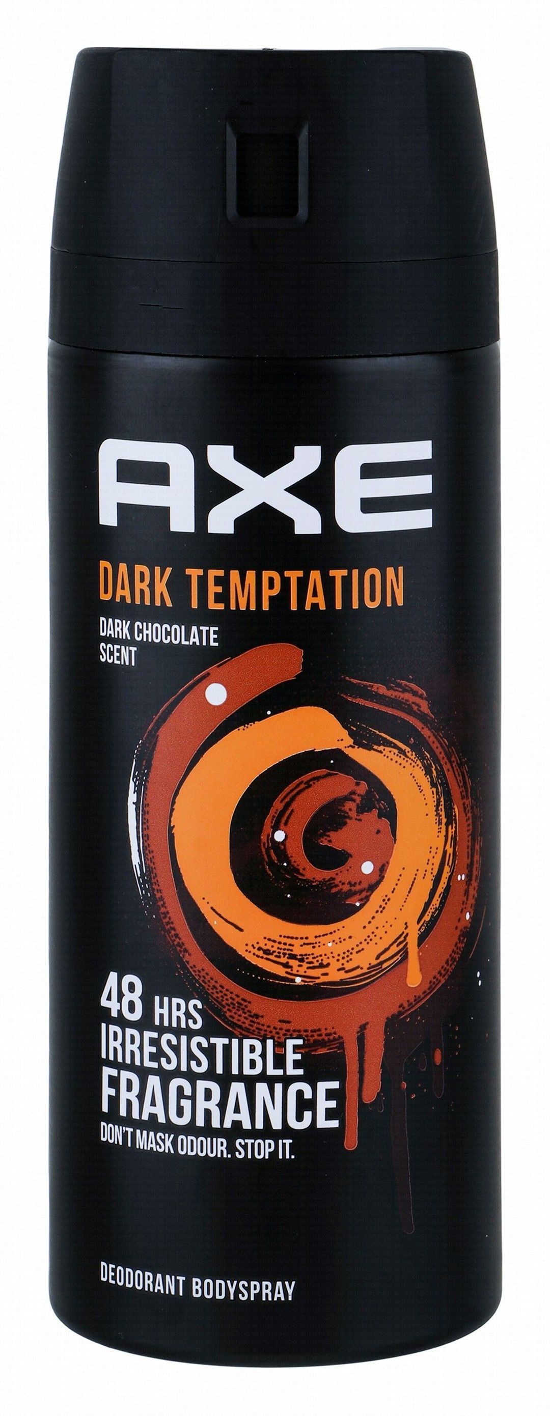 Axe Dark Temptation 48H Deodorant Body Spray Dark Chocolate Scent for Men, 150ml