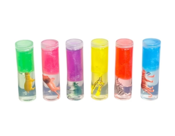 Cylnder Shaped Animal Jelly Type Slime For Kids-1 Pieces Set