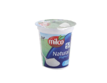 Milco Natural Full Cream Fresh Yoghurt, 170g