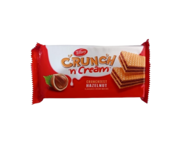 Tiffany Crunch N Cream Hazelnut Cream Wafers, 65g