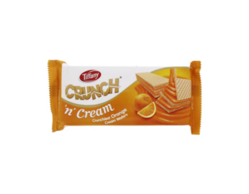 Tiffany Crunch N Cream Orange Cream Wafers, 65g
