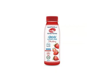 Al Ain Farms Greek Yogurt Drink Strawberry, 280ml