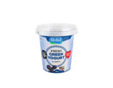 Marmum Blueberry Fresh Greek Yogurt, 360g