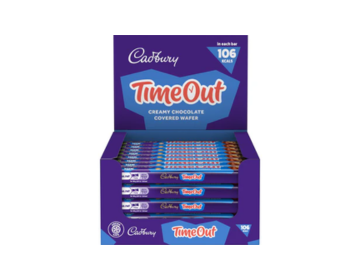 Cadbury Timeout Chocolate Wafer, 12x20.8g