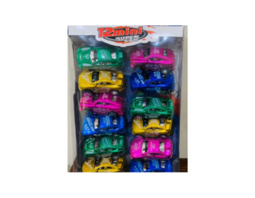 Plastic Speed Car Toys Set Push Back Mini Size