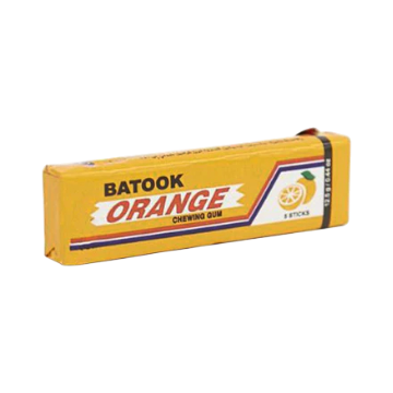 Batook Orange Chewing Gum, 12.5g