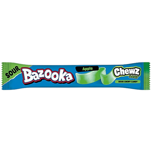 Bazooka Chewz Apple Chewy Candy, 14g