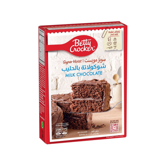 Betty Crocker Super Moist Milk Chocolate Cake Mix, 510g