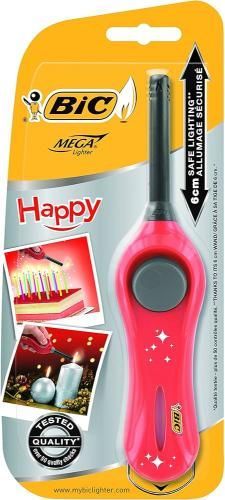 Bic Mega Lighter Happy