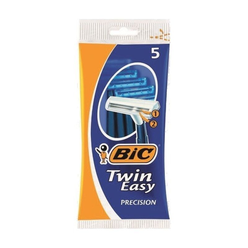 Bic Twin Easy Precision Male Shaver, 5 Pieces