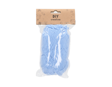 BinjiA DIY Creative 50GSM Knitting Woolen Yarn - Light Blue