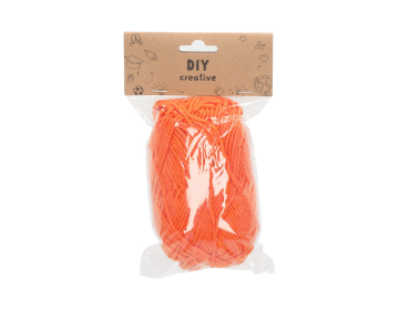 BinjiA DIY Creative 50GSM Knitting Woolen Yarn - Orange